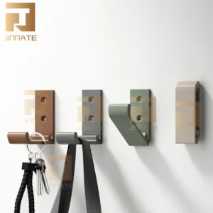 New Design Aluminum Alloy Folding Hook Modern Furniture Clothes Hanger Single Coat Hooks Folding Hanging Coat Towel Hooks