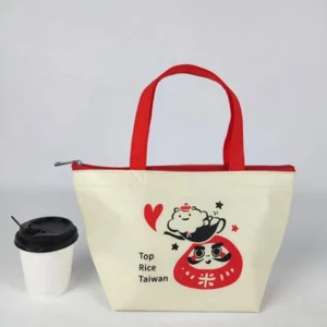 Aluminium Foil Thermal Ice Lunch Cooler Bag Customize Mini Non Woven Cool Reusable Tote Bags
