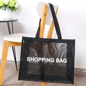 Large Mesh Shopping Tote Bag