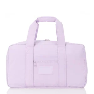 Logo Lightweight Nylon Weekender Overnight Duffle Bag Gym Travel Duffel for Women