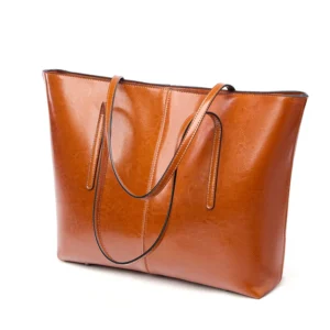 Genuine Leather Large Tote Bag