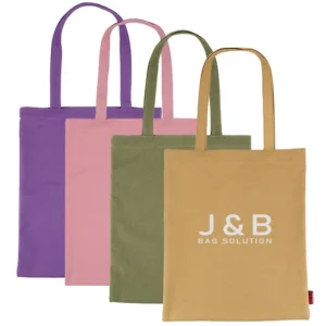 Eco Friendly Cotton Tote Shopping Bag with Personalized Printed Logo Natural Festival Events Promotional Gift