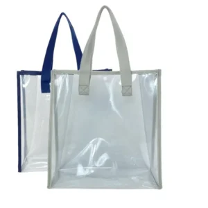 Transparent Pvc Shopping Tote Bags