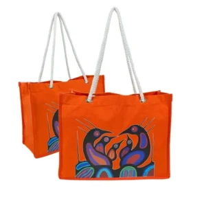 Logo Cotton Canvas Tote Bag