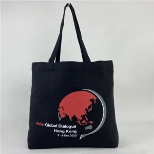 Printed Logo Cotton Canvas Tote Bag Europe Crossbody Bags with Letter Pattern