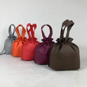 Medium Canvas Drawstring Tote Bag