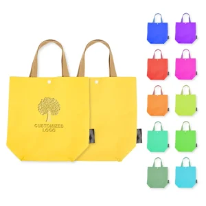 Selling Customizable Cartoon Pattern High Quality Promotional Shopping Bag Small Vibrant Design Foldable Cotton Logo