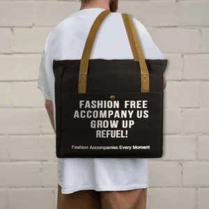 Premium Reusable Customized Logo Canvas Shopping Bags with Long Handle Foldable Design High Quality for Outdoor Use