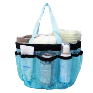 Mesh Shower Organizer Bag with Handle
