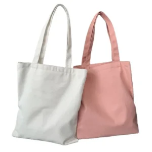 Logo Cotton Canvas Tote Bag