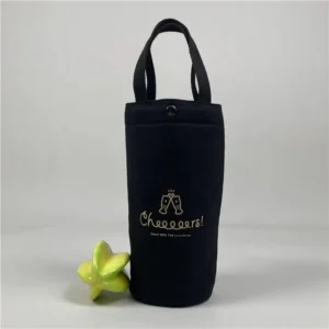 Bottle Insulated Cooler Bag Bicycle Hiking Camping Cooling Freeze Kepp Warm Black Aluminum