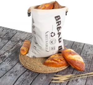 Eco-friendly Linen Bread Storage Bag