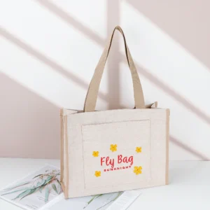 Customised Printed Cotton Canvas Tote Bag Personalised Reusable Shopping for Daily Use