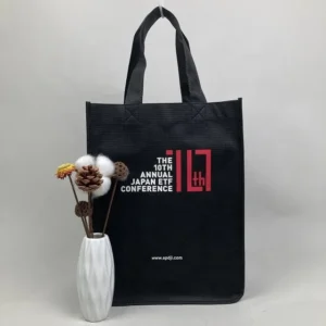Black Folding Non-woven Carry Bag Guangzhou Wholesalers' Shopping