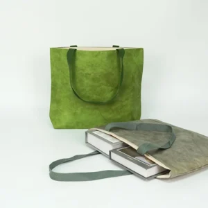 Practical and Timeless Reusable Fashion Dupont Paper Shopping Tote Bag for Daily Use