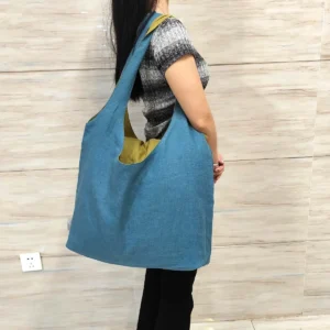 Customizable Linen Cotton Tote Bag