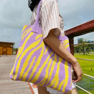 Arrival Knit Soft Bag Large Capacity Tote Women's Shoulder Handbag Daily Accessories