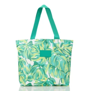 Large Capacity Monstera Tyvek Tote Bag