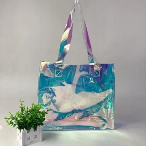 Glitter Pvc Transparent Cosmetic Makeup Bag Jewelry Pouch Zipper Water
