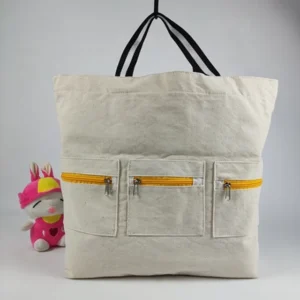 Customizable Large Capacity Canvas Tote Bag