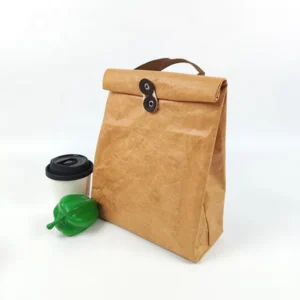 Insulated Waterproof Kraft Paper Lunch Bag