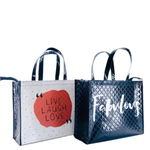 Logo Ladies Zipper Shopping Bag
