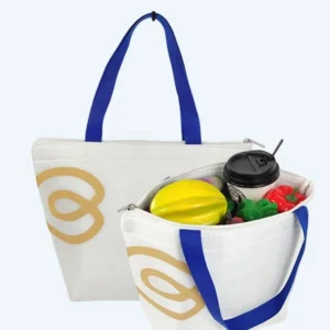 Thermal Insulated Proof Eco Canvas Food Cool Bag Personalized Cooler Tote Easy Carry Picnic Lunch