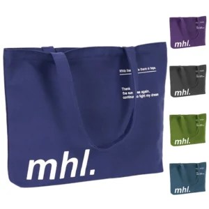 Reliable Fashionable Eco-friendly Reusable Customizable Canvas Tote Bag for Office Travel Shopping