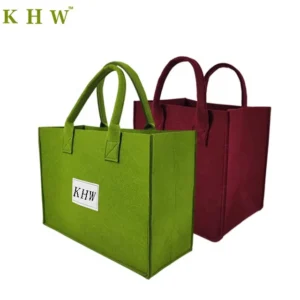 Reusable Grocery Felt Handbag Advertising and Promotional Gifts Bag with Customer Logo Hand Gift Shopping
