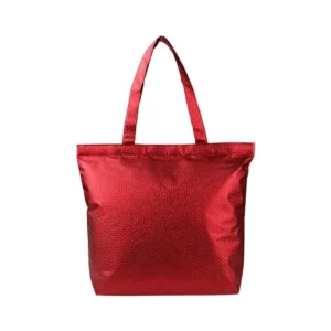 Large Fashionable Waterproof Thermal Picnic Handbag Reusable Insulated Lunch Cooler Bag with Logo