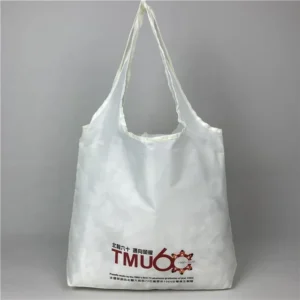 Eco-friendly Nylon Tote Bag with Pocket