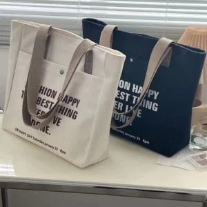 Customizable Eco-friendly Canvas Tote Bag