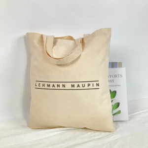 Canvas Tote Bag with Zipper