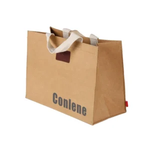 Reusable Kraft Paper Shopping Tote