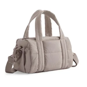 Puffy Quilted Gym and Travel Duffel Bag