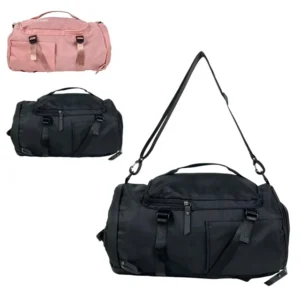 Logo Lightweight Women's Sports Gym Duffle Bag Portable Waterproof Travel Organizer with