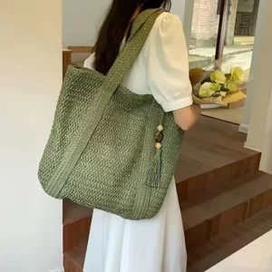 Eco-friendly Knitted Crochet Tote Bag
