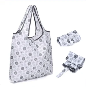 Reusable Storage Customize Foldable Folding Tote Polyester Rpet Shopping Bag