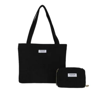 Retro Velvet Large Capacity Shoulder Bag