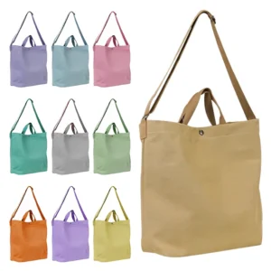 Chic Canvas Shoulder Tote Bag
