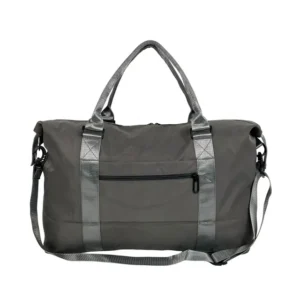 Pink Duffed Tote Bag Waterproof and Expandable Zipper Closure for Swim Sports Gym Made From Nylon Pp Material