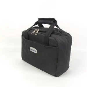 Plys Fabric 20l Leak Proof Portable Logo Thermal Polyester Retro Cooler Bag Insulated Dual Compartment Lunch