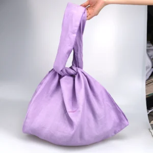 Embroidery Logo Cotton Linen Tote Shopping Bag High Quality Muslin Dust Gift Handle Pouch