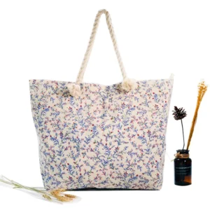 Cotton Rope Handle Shoulder Bag