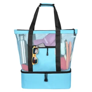 Insulated Mesh Tote Cooler Bag