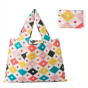 Extra Large Lightweight Supermarket Folding Shopping Bag Eco Friendly Foldable Grocery Washable Collapsible Tote