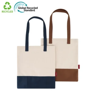 Recycled Cotton Canvas Tote Shopping Bag Eco Biodegradable Natural Fabric Carry Shop