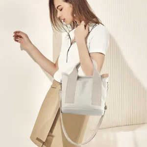 Canvas Blank Heavy Duty Cotton Tote Shopping Bag Women Handbag for