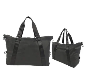 Travel Canvas Duffle Backpack Bag Capacity Eco Weekend Weekender Woman Leather with Logo