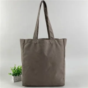 Luxury Children's Summer Heavy Canvas Crossbody Tote Bag Logo Leather Shopping